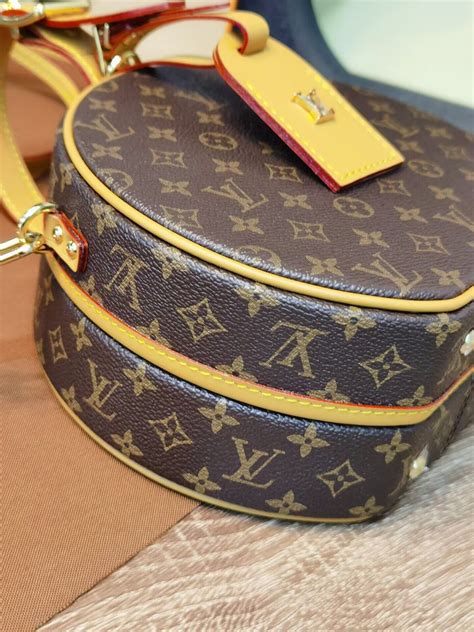 lv 細 袋|Petite Boite Chapeau Monogram 帆布 .